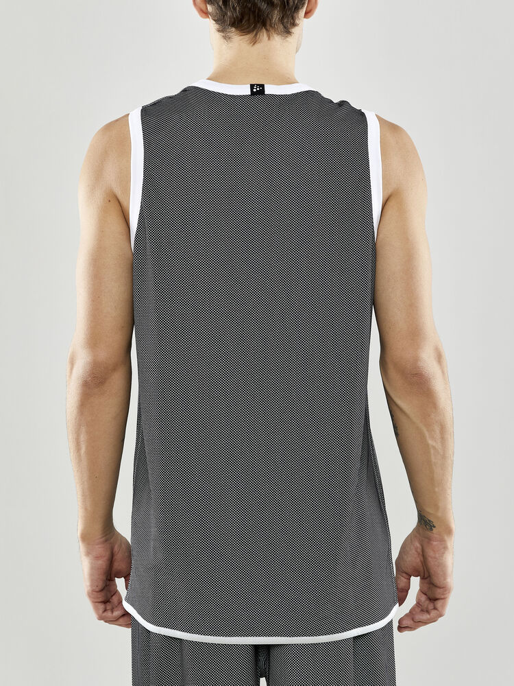 Craft Progress Reversible Basket Singlet M - Black/White AW25 [999900] / XS