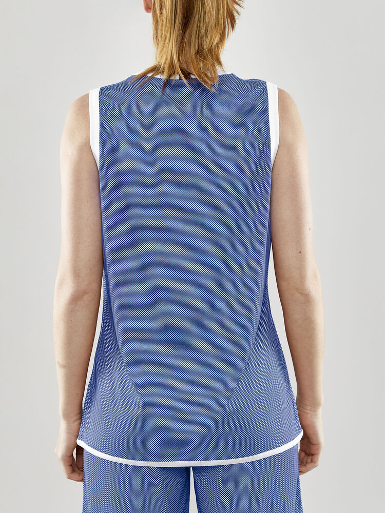 Craft Progress Reversible Basket Singlet W - CLUB COBOLT-WHITE [346900] / XS