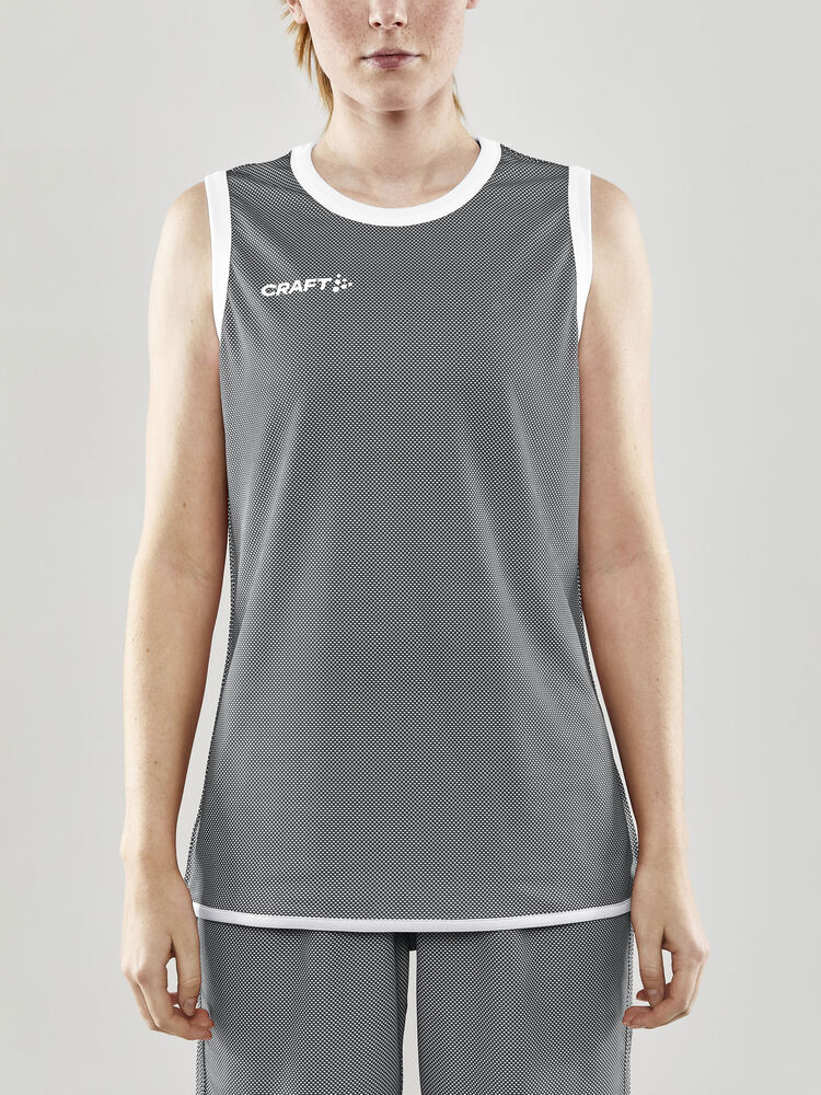 Craft Progress Reversible Basket Singlet W - Black/White AW25 [999900] / XS
