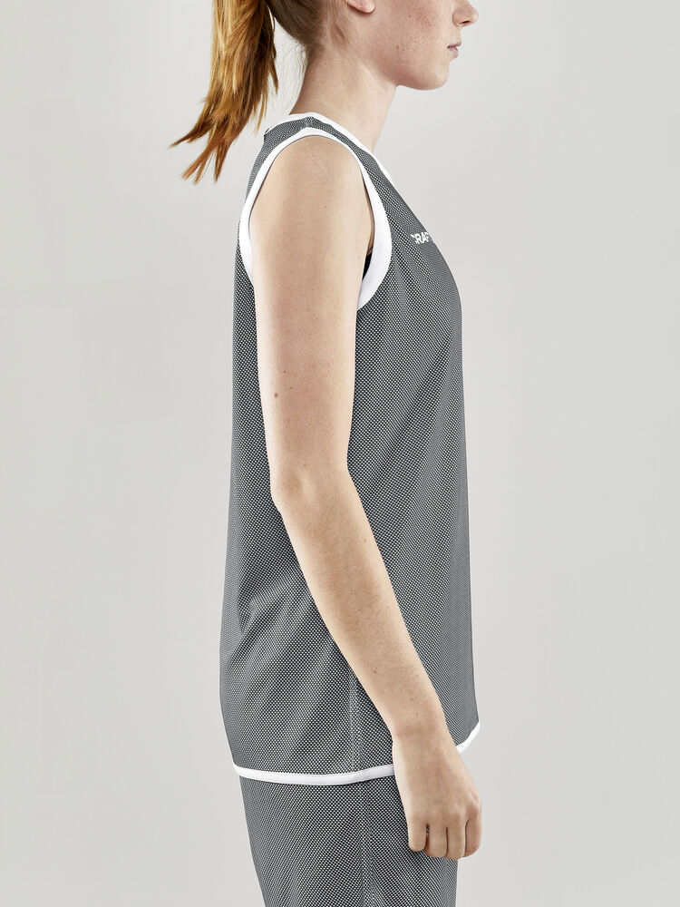 Craft Progress Reversible Basket Singlet W - Black/White AW25 [999900] / XS
