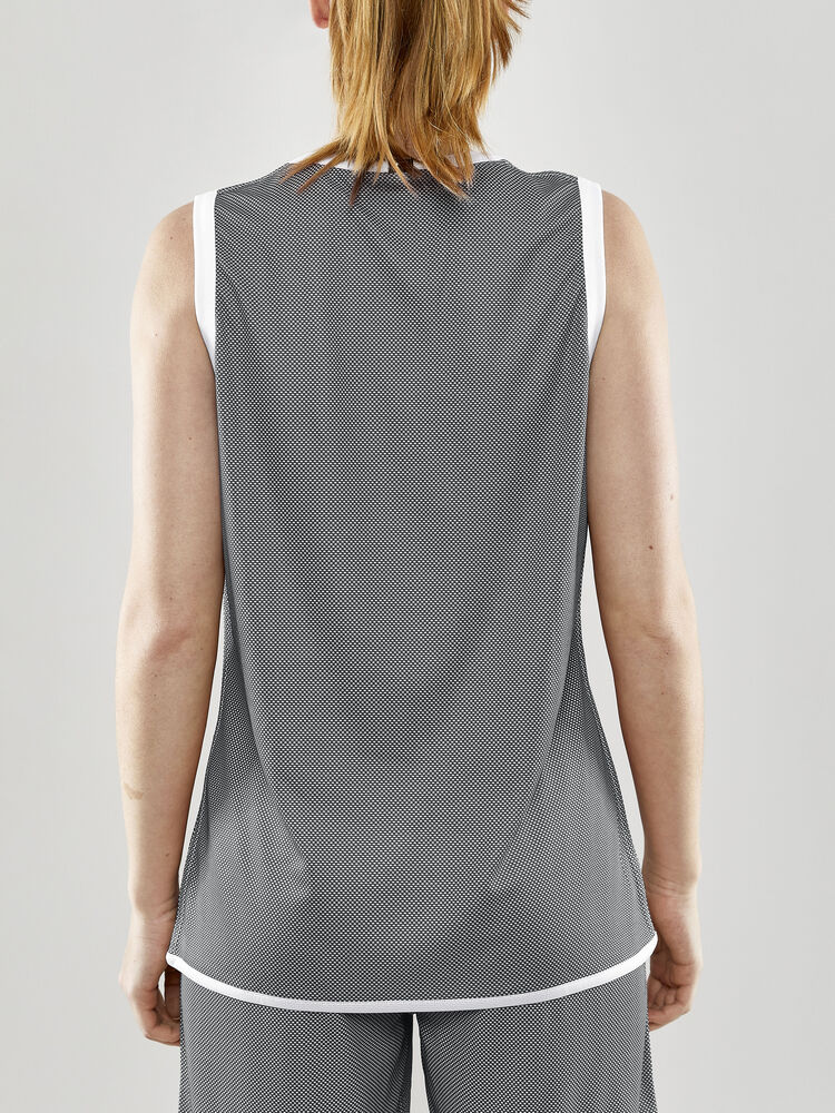 Craft Progress Reversible Basket Singlet W - Black/White AW25 [999900] / XS