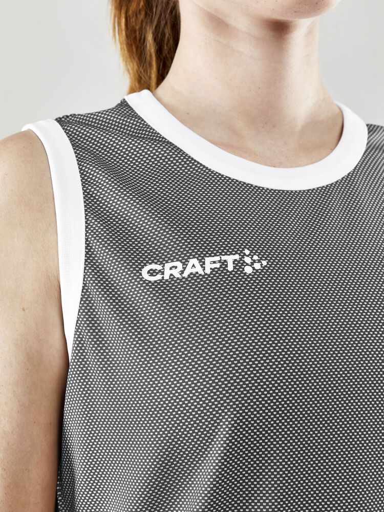 Craft Progress Reversible Basket Singlet W - Black/White AW25 [999900] / XS