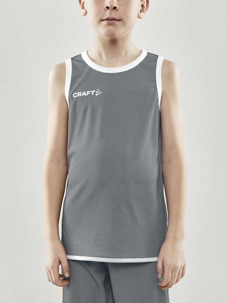 Craft Progress Reversible Basket Singlet Jr - Black/White AW25 [999900] / 122/128