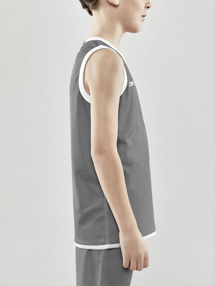 Craft Progress Reversible Basket Singlet Jr - Black/White AW25 [999900] / 122/128