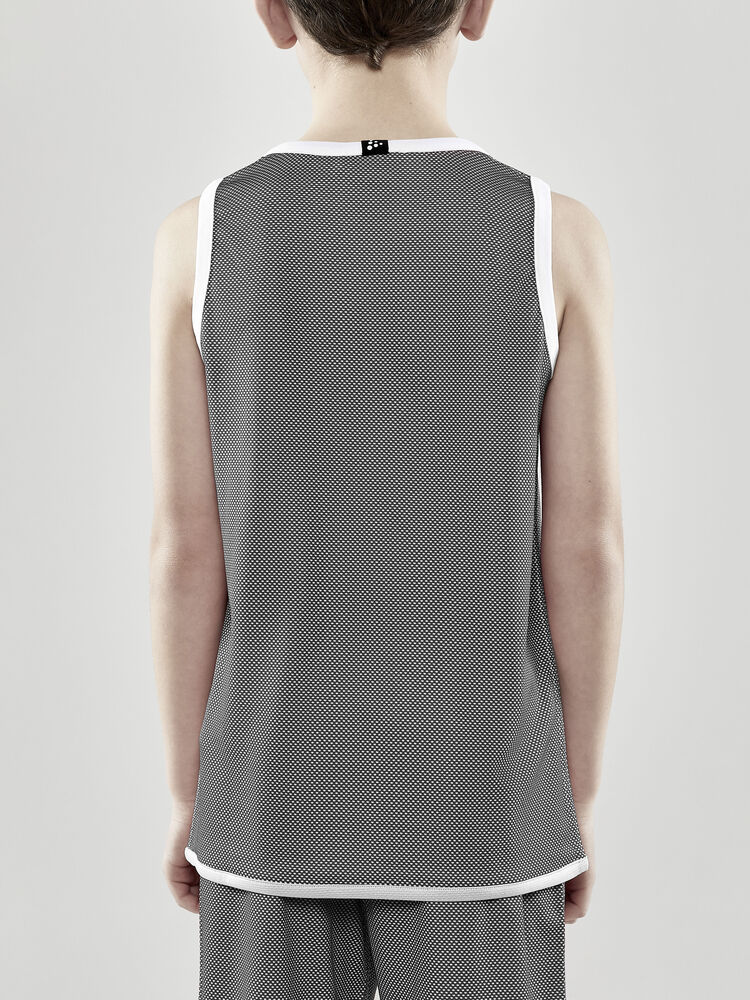 Craft Progress Reversible Basket Singlet Jr - Black/White AW25 [999900] / 122/128