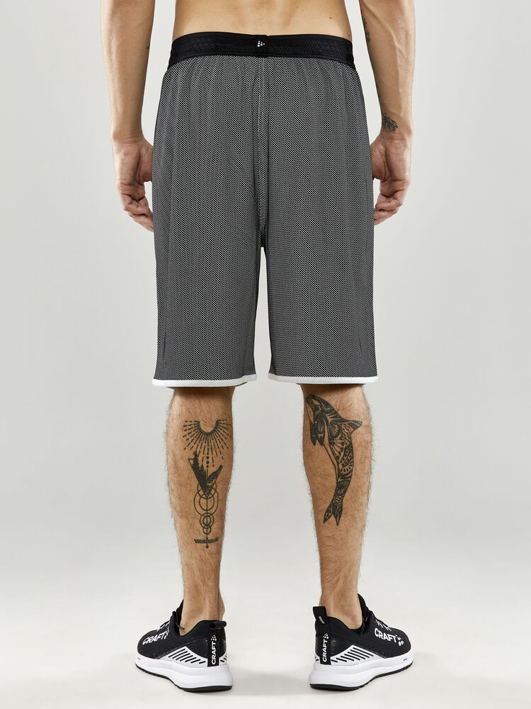 Craft Progress Reversible Basket Shorts M - Black/White AW25 [999900] / XS