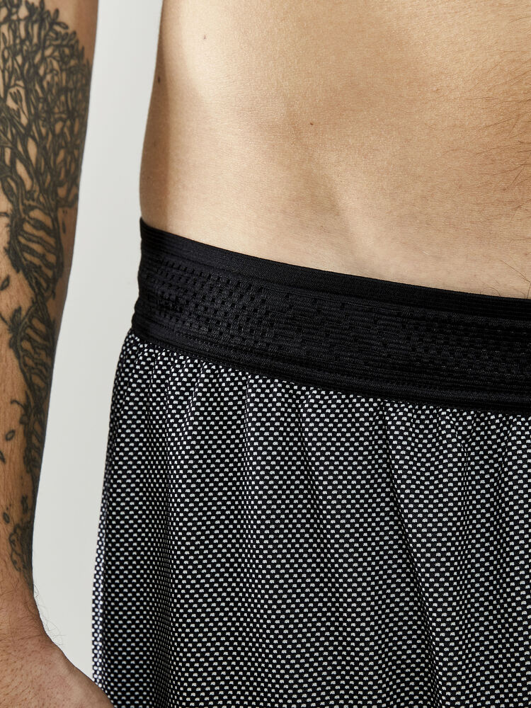 Craft Progress Reversible Basket Shorts M - Black/White AW25 [999900] / XS