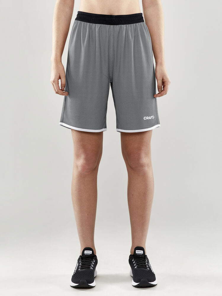 Craft Progress Reversible Basket Shorts W - Black/White AW25 [999900] / XS