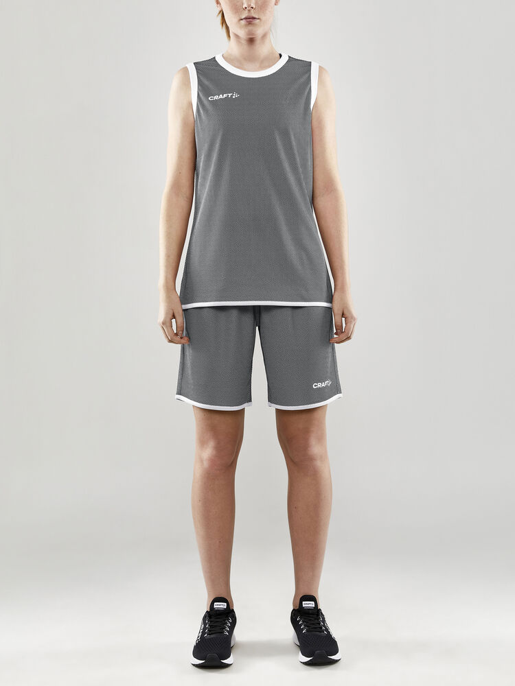 Craft Progress Reversible Basket Shorts W - Black/White AW25 [999900] / XS