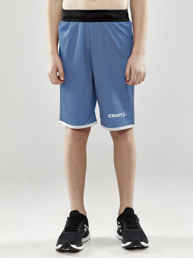 Craft Progress Reversible Basket Shorts Jr - CLUB COBOLT-WHITE [346900] / 122/128
