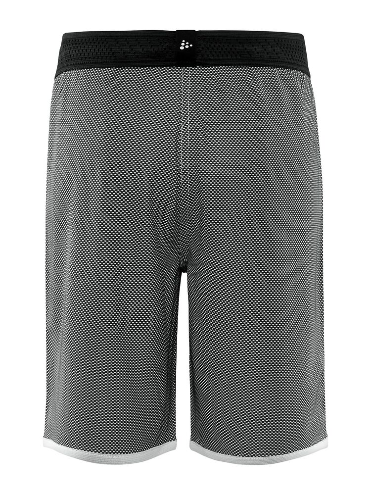 Craft Progress Reversible Basket Shorts Jr - Black/White AW25 [999900] / 122/128