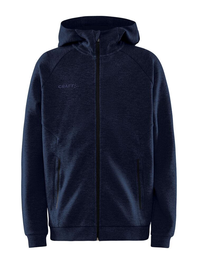Craft CORE Soul Full Zip Hood Jr - DARK NAVY [395000] / 122/128