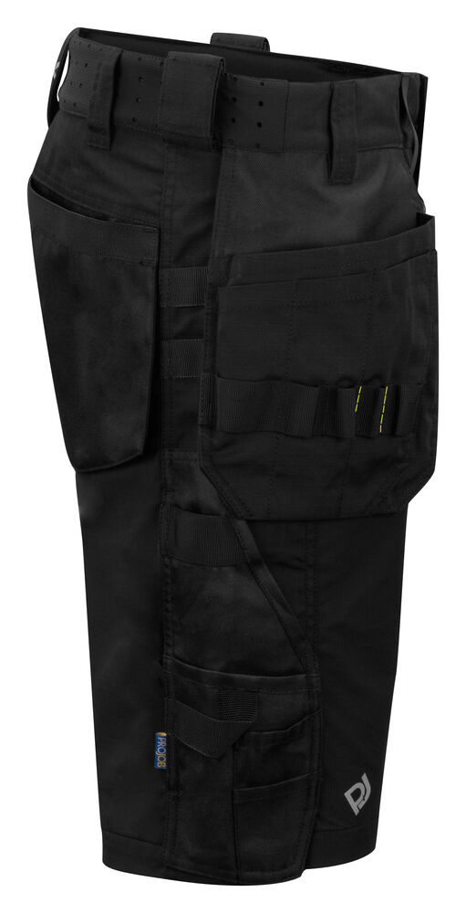 Projob 5558 SHORTS STRETCH - Black/Yellow [99] / C44