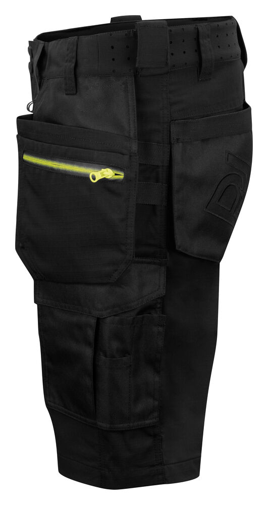 Projob 5558 SHORTS STRETCH - Black/Yellow [99] / C44