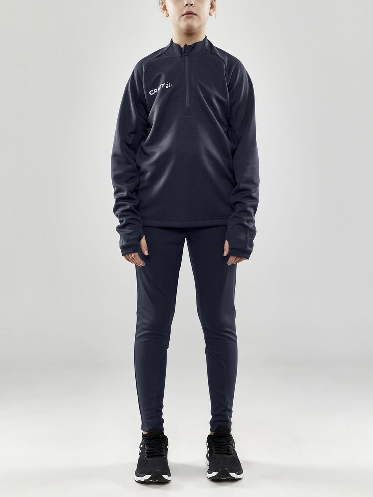 Craft Evolve Halfzip Jr - Asphalt (retail) [995000] / 122/128
