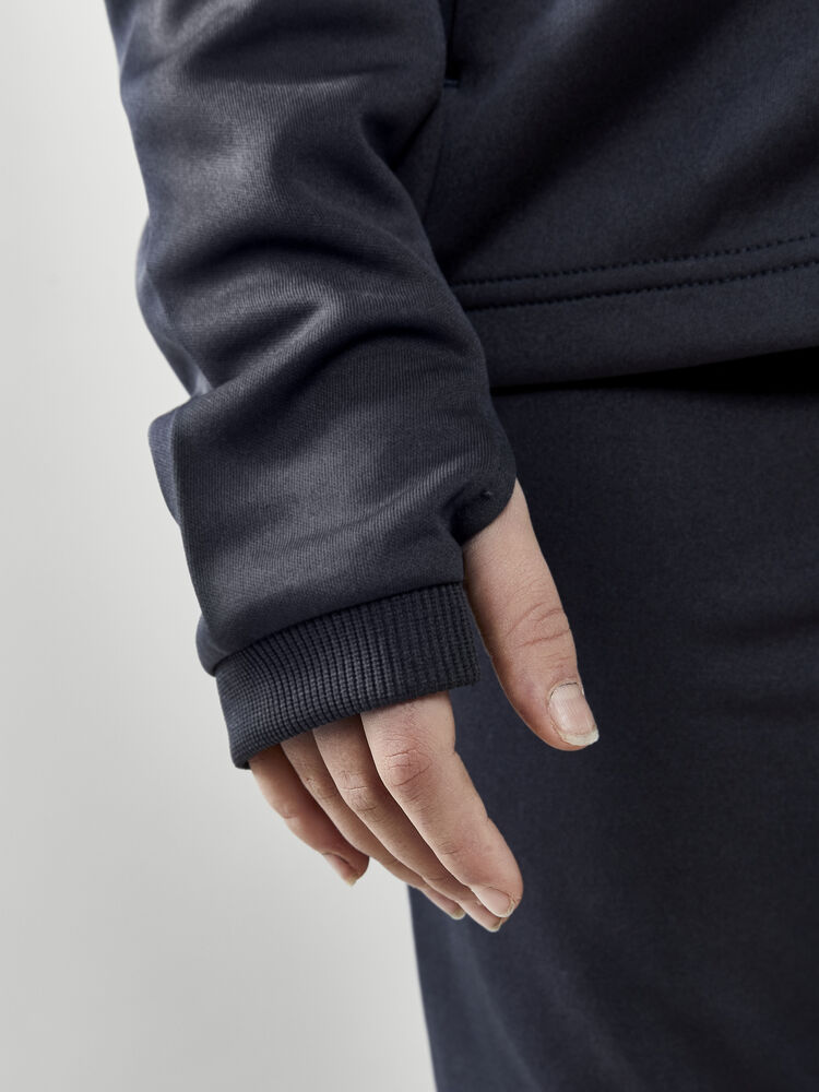 Craft Evolve Full Zip Jr - Asphalt (retail) [995000] / 122/128
