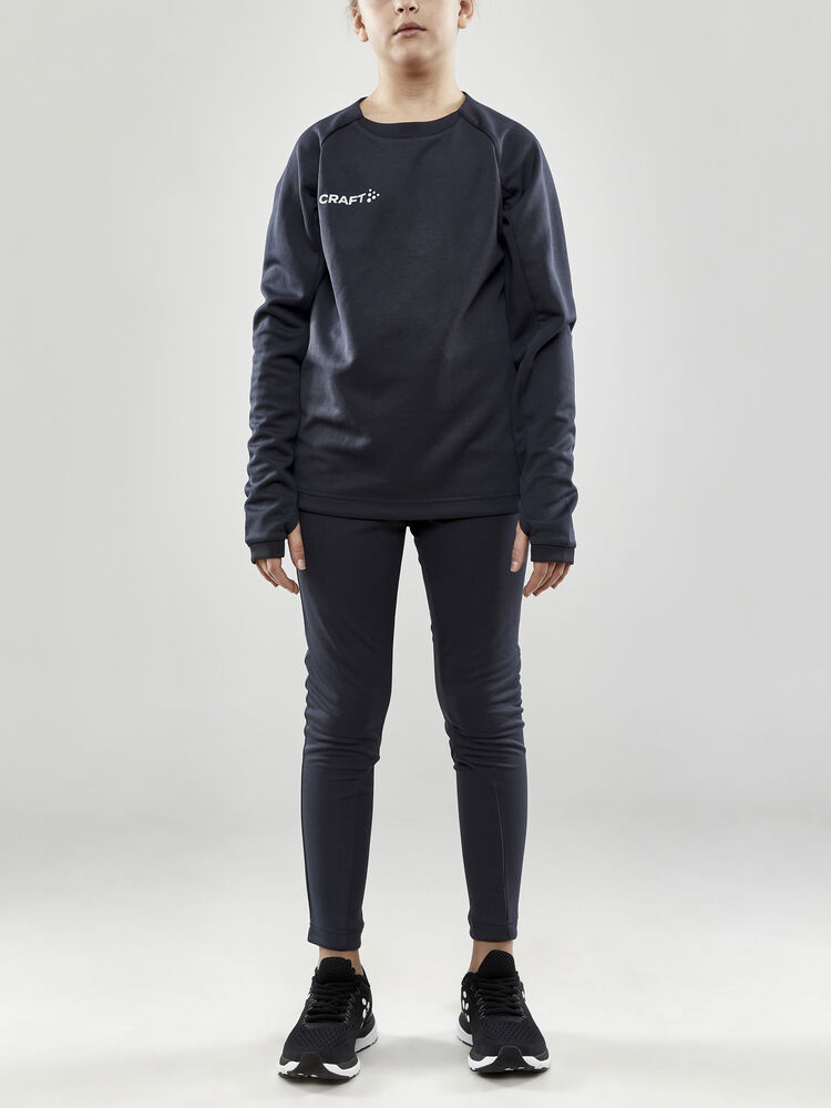 Craft Evolve Crew Neck Jr - Asphalt (retail) [995000] / 122/128