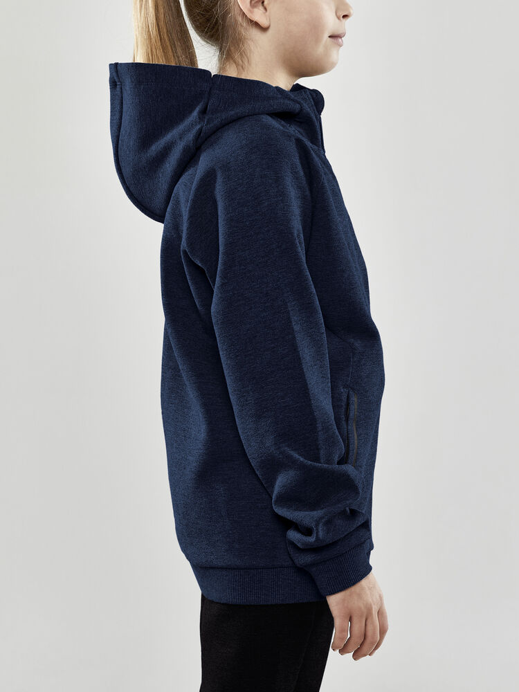 Craft CORE Soul Full Zip Hood Jr - DARK NAVY [395000] / 122/128