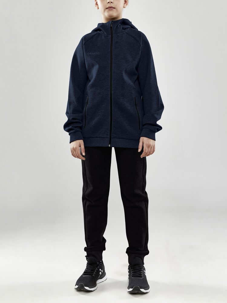 Craft CORE Soul Full Zip Hood Jr - DARK NAVY [395000] / 122/128