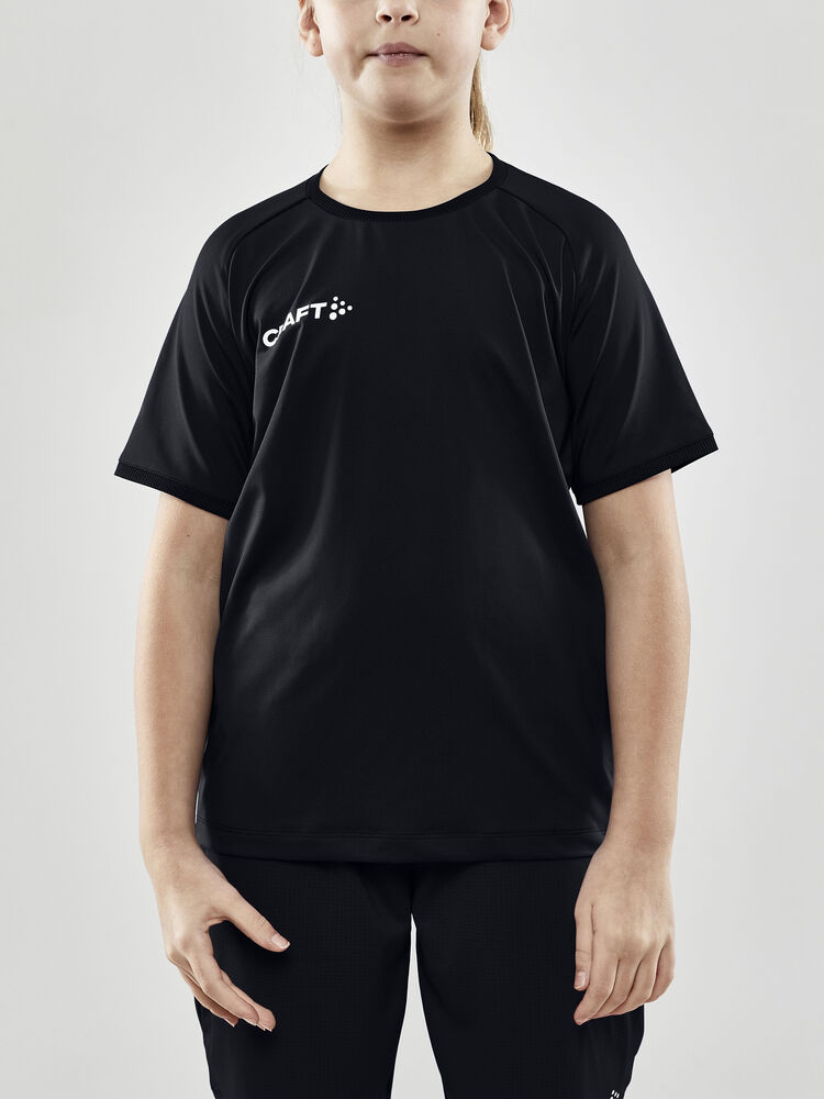 Craft Progress Indoor Jersey Jr - Black AW25 [999000] / 122/128