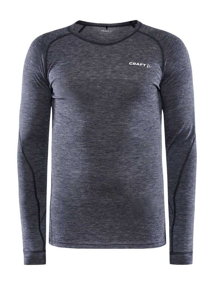 Craft CORE Wool Merino LS Tee M - Blaze-Melange (retail) [396200] / XS