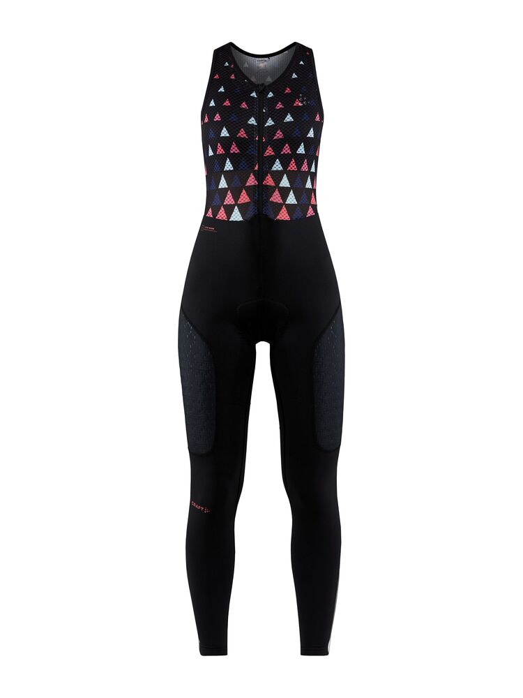 Craft Adv Bike SubZ Bib Tights W - Black multi AW25 [999007] / XS