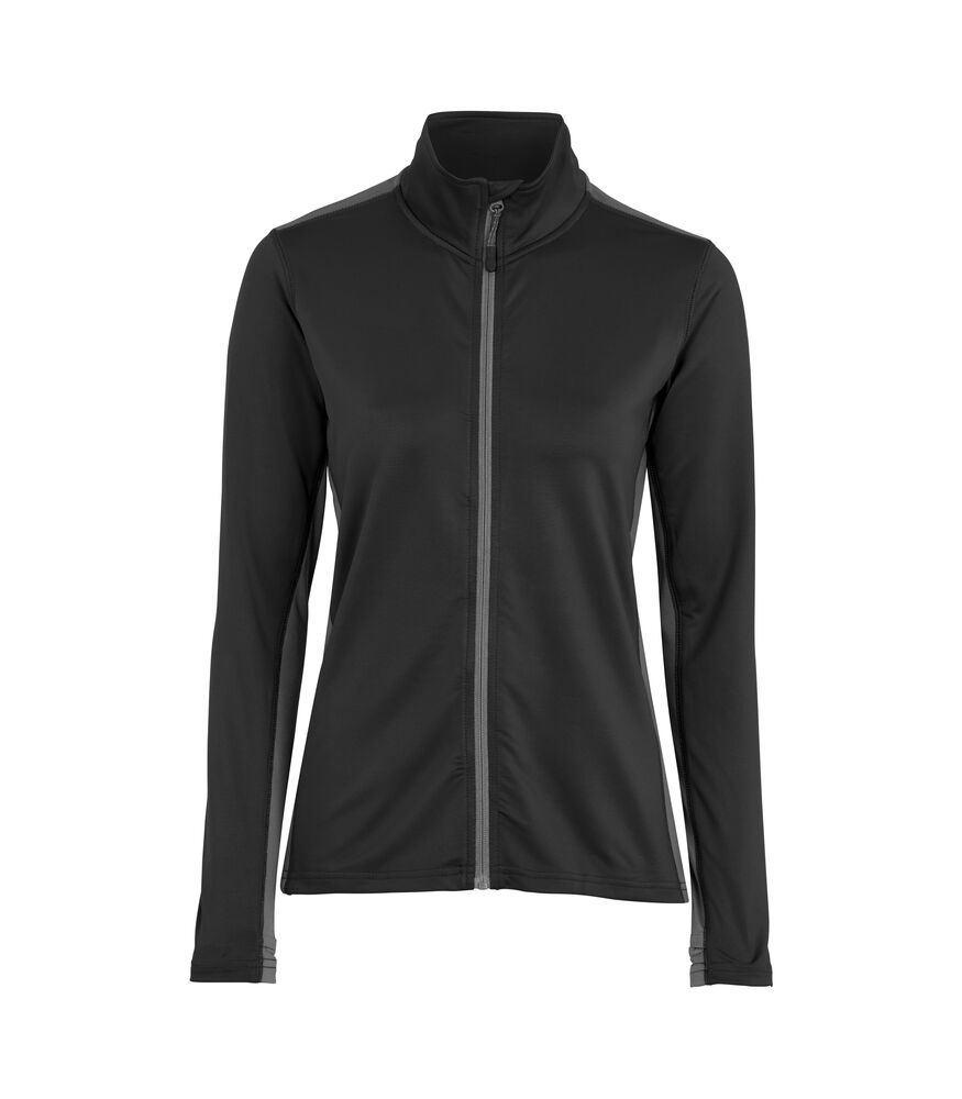Evora fullzip woman från Graphix i Svart/Grå