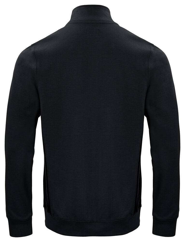 Projob 2129 SWEATSHIRT MED GENNEMGÅENDE LYNLÅS - Black/Yellow [99] / XS