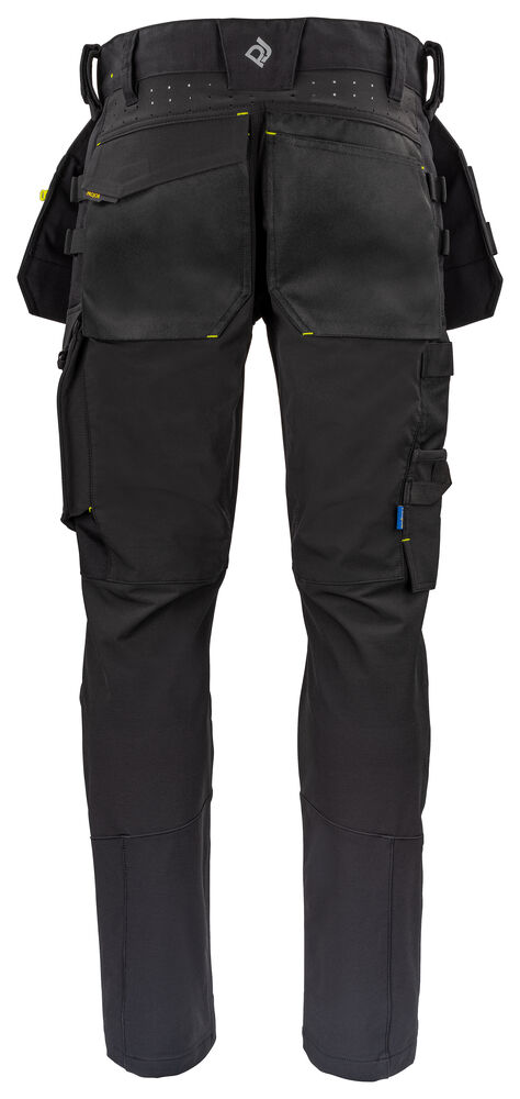 Projob 5551 BUKS FULD STRETCH - Black/Yellow [99] / C44