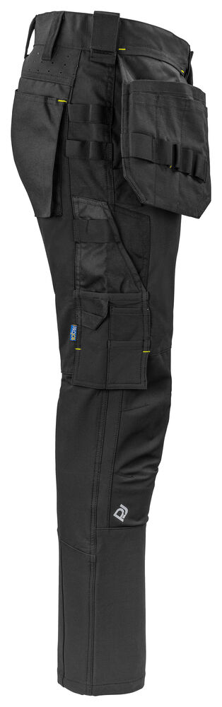 Projob 5551 BUKS FULD STRETCH - Black/Yellow [99] / C44