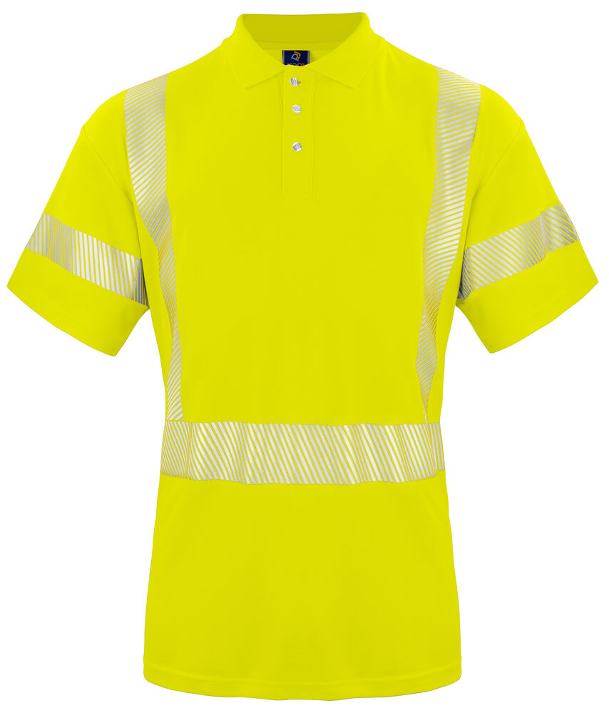Projob 6015 POLO EN ISO 20471 KLASSE 3/2 - Yellow/Navy [10] / XS