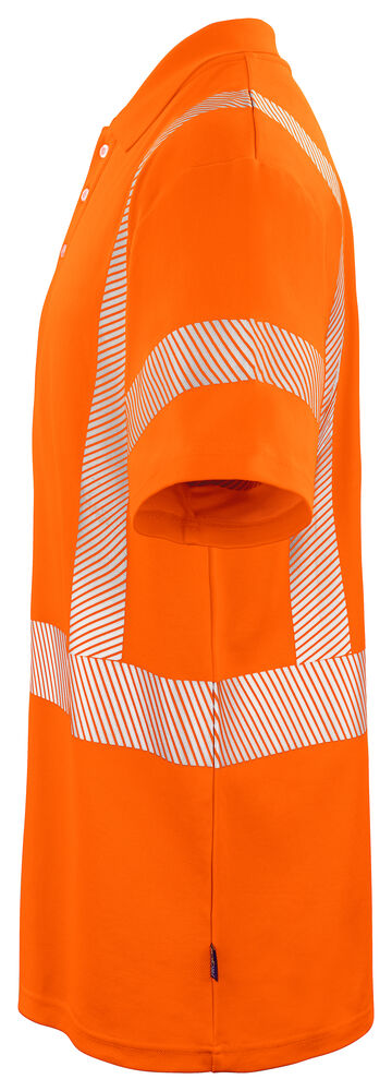 Projob 6015 POLO EN ISO 20471 KLASSE 3/2 - Orange/Grey [17] / XS