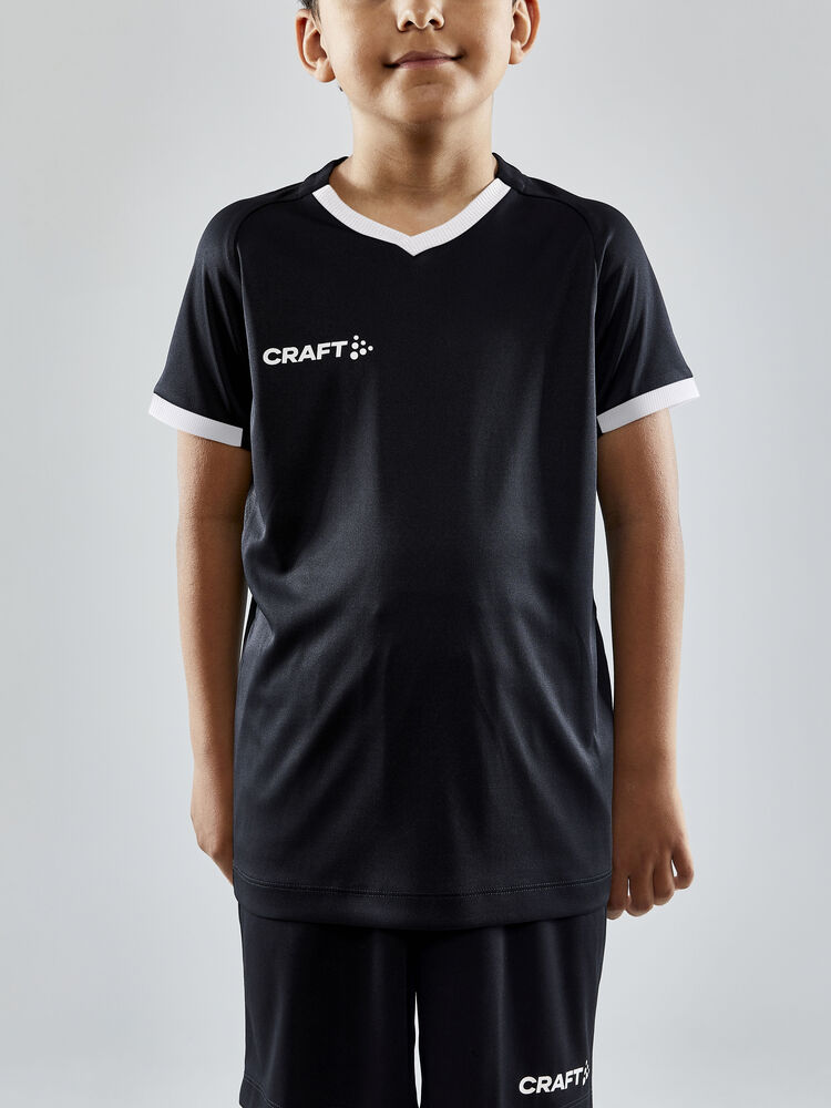 Craft Progress 2.0 Solid Jersey Jr - Black AW25 [999000] / 122/128