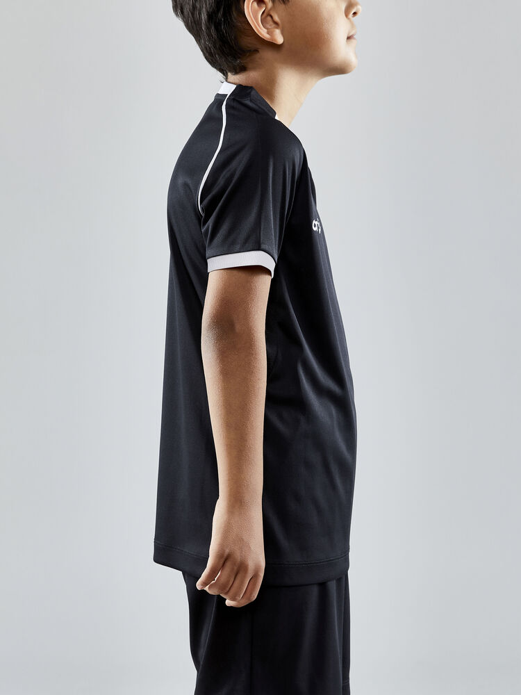 Craft Progress 2.0 Solid Jersey Jr - Black AW25 [999000] / 122/128