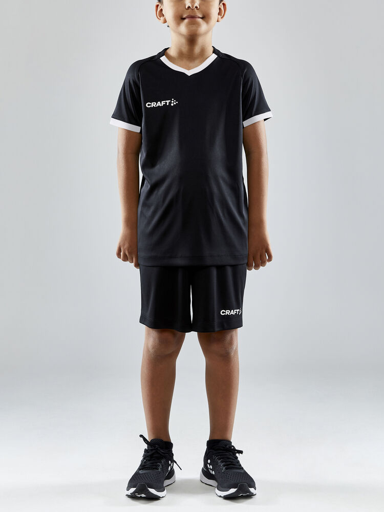 Craft Progress 2.0 Solid Jersey Jr - Black AW25 [999000] / 122/128