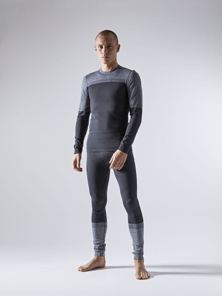 Craft Warm Intensity Pants M - Asphalt/Dk Grey Melange [995975] / XS