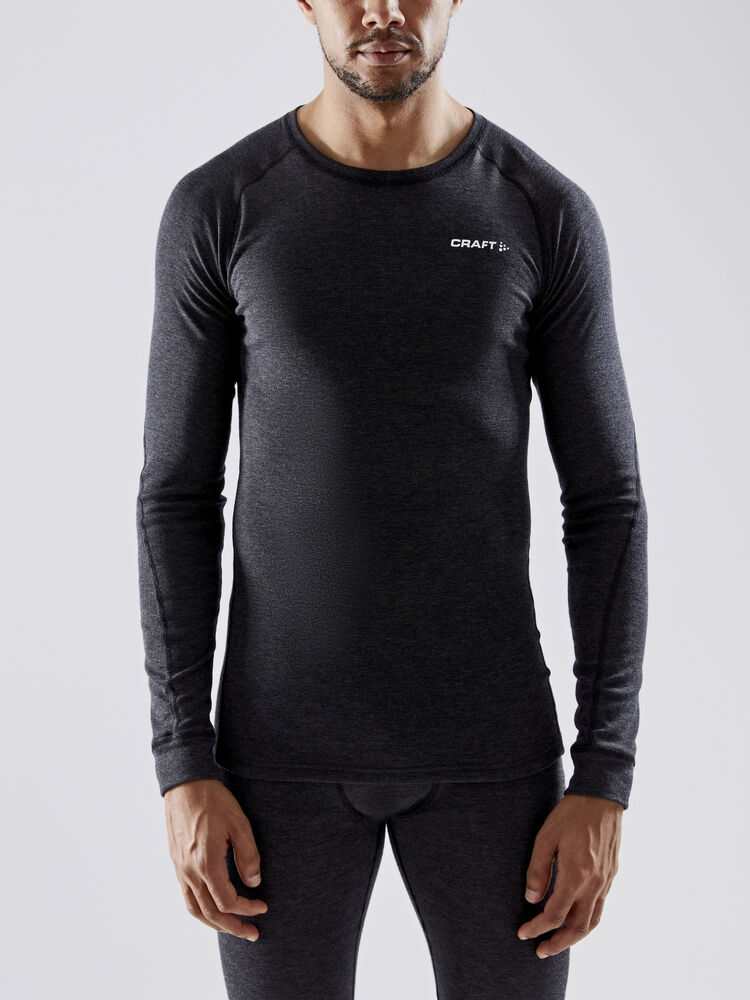Craft Wool Merino Set M - BLACK MELANGE [998000] / XS