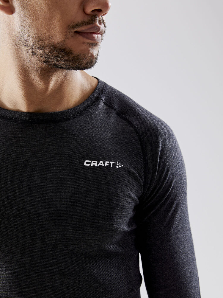 Craft Wool Merino Set M - BLACK MELANGE [998000] / XS