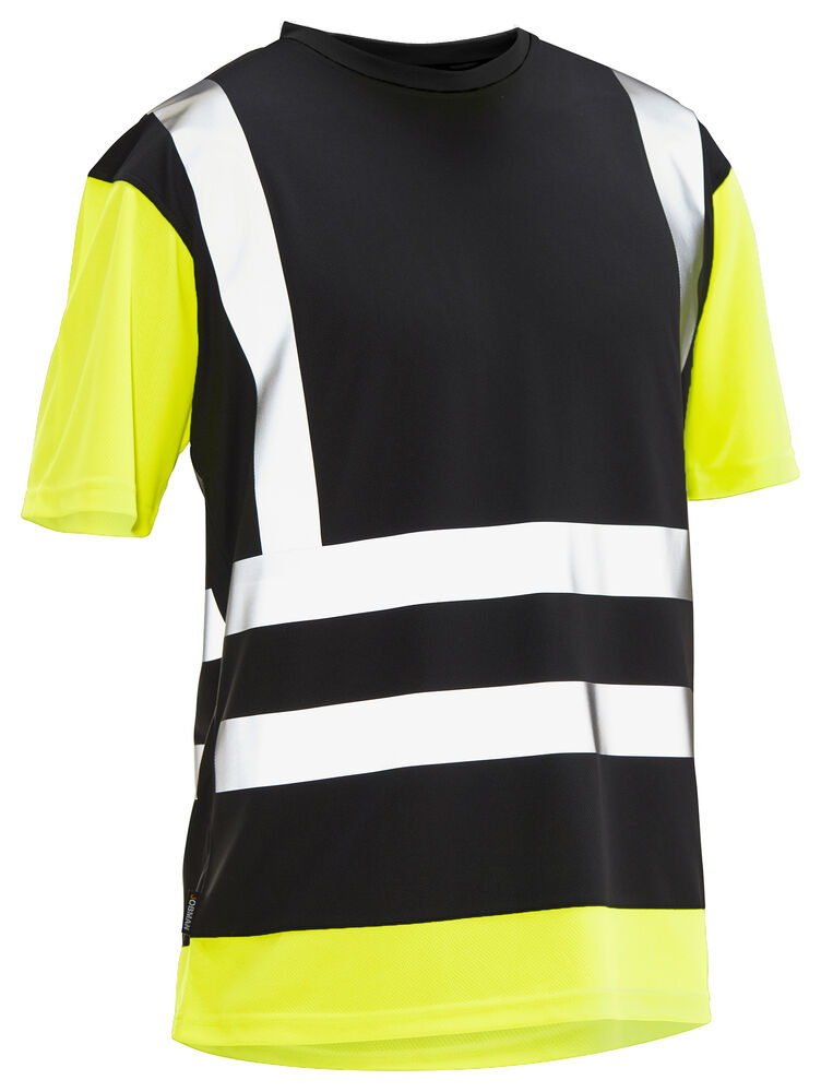 5126 T-shirt Varsel, svart/orange från Jobman