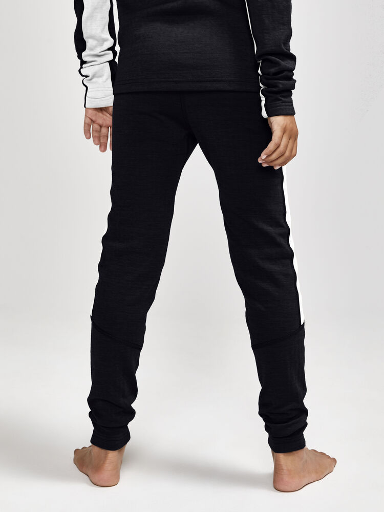 Craft ADV Nordic Wool Pant JR - Black AW25 [999000] / 122/128