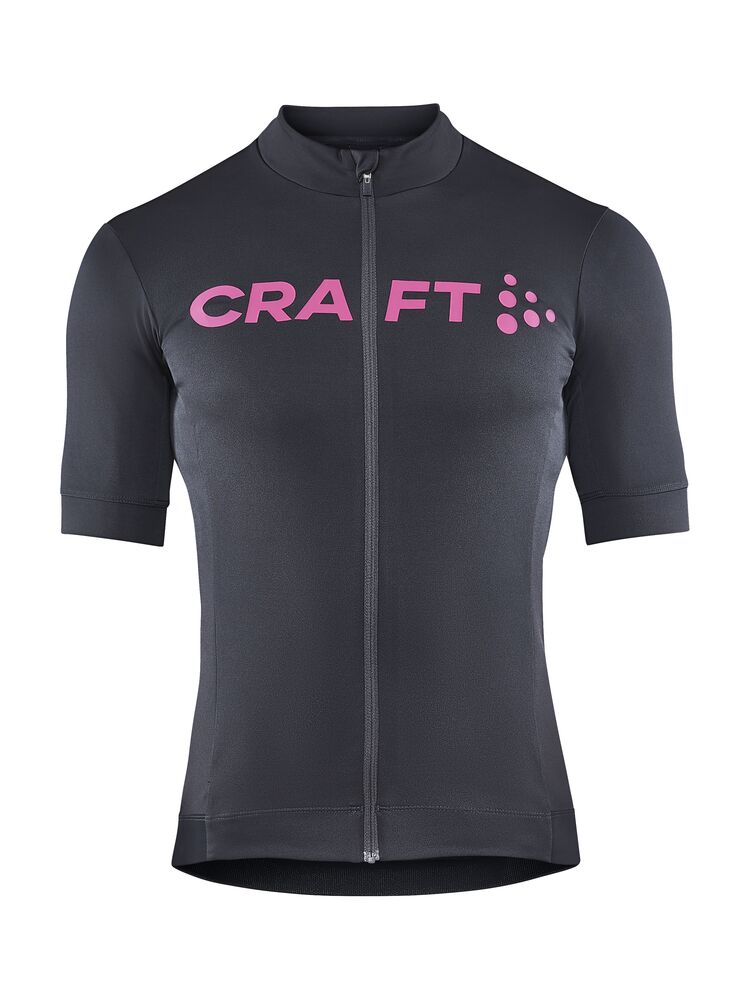 Craft CORE Essence Jersey Tight Fit M - Ashpalt-Roxo (retail) [995486] / XS