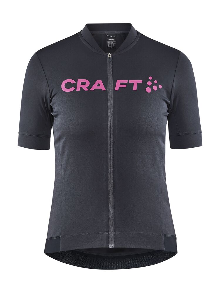 Craft CORE Essence Jersey Tight Fit W - Ashpalt-Roxo (retail) [995486] / XS