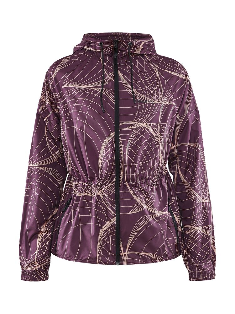 Craft ADV Charge Wind Jacket W - BURGUNDY-BLEIKUR [435721] / XS