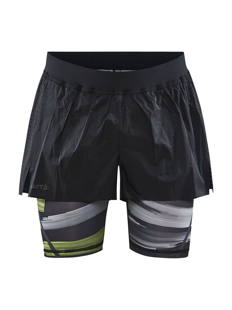 CTM Distance 2in1 Shorts M, multifärg-giallo från Craft