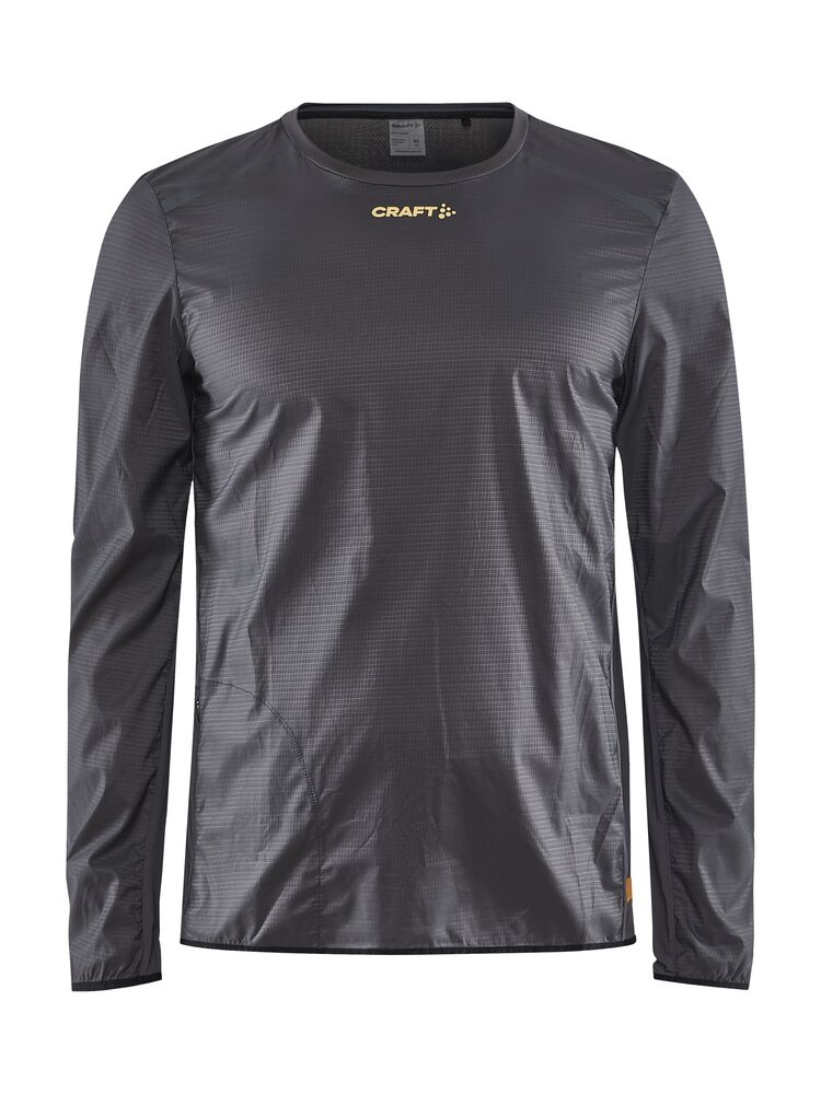 Craft PRO Hypervent LS Wind Top M - GRANITE-CALM [985543] / XS