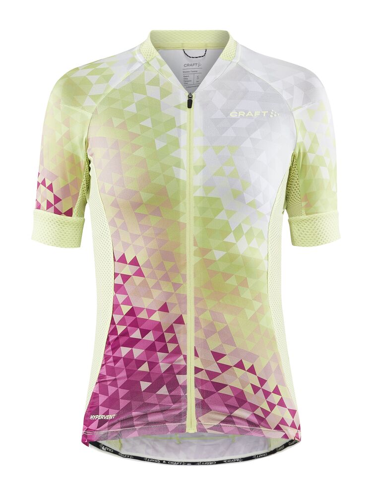 Craft Adv Endur Graphic Jersey W - MULTI-GIALLO [007541] / XS