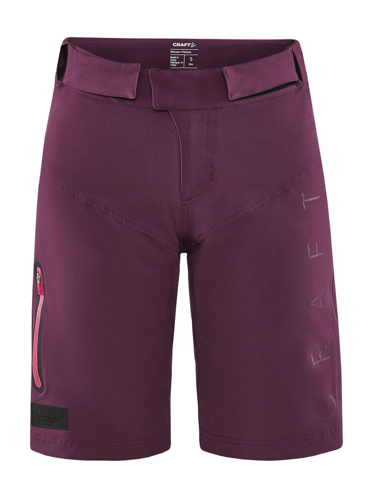 Craft Adv Offroad XT Shorts w Pad W - BURGUNDY [435000] / XS