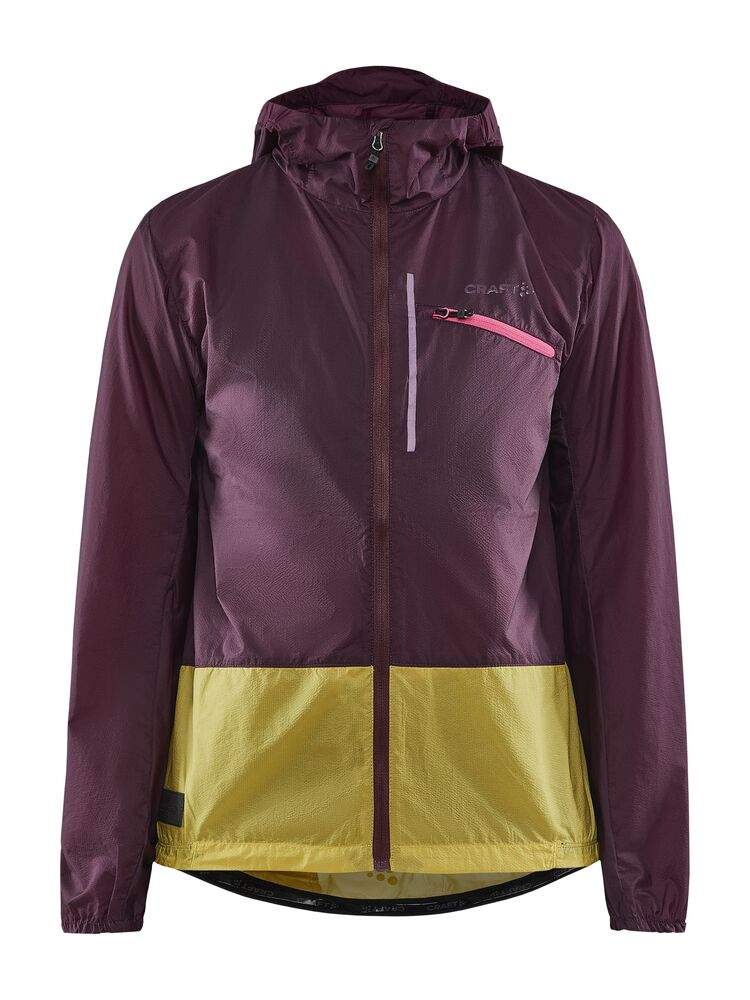 Craft Adv Offroad Wind Jacket W - BURGUNDY-CRESS [435542] / XS