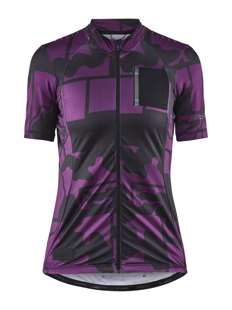 Craft Adv Bike Offroad SS Jersey W - BLOSSOM-BLACK [465999] / XS