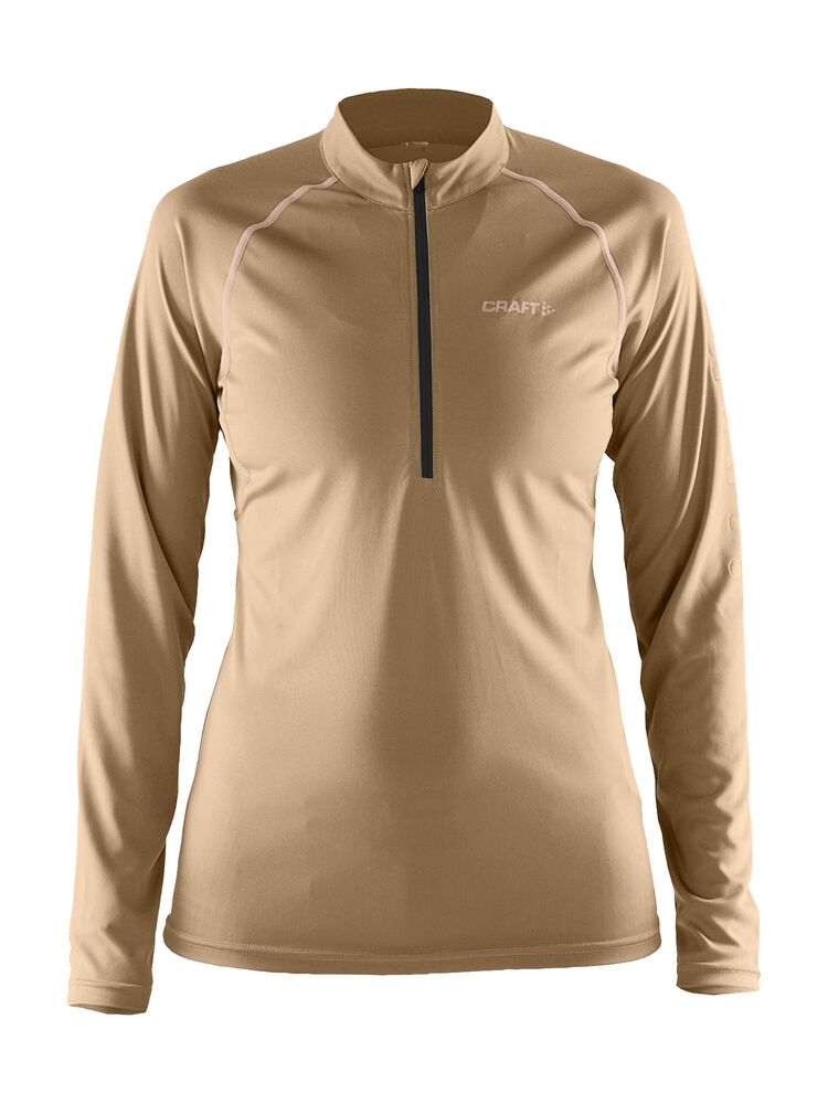 Eaze LS Half Zip Tee W från Craft i Croc